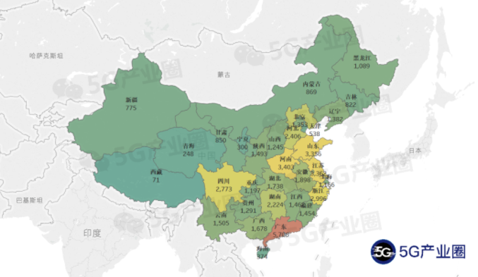 31省5G用户数排行！